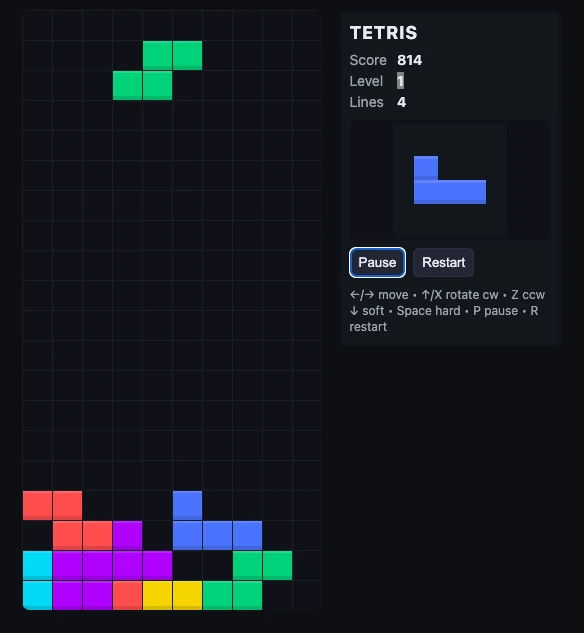 Tetris Web